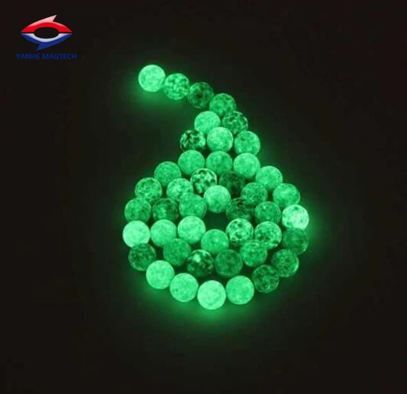 Fluorescent Green Magnet Cube Buck Bal，Glow In The Dark
